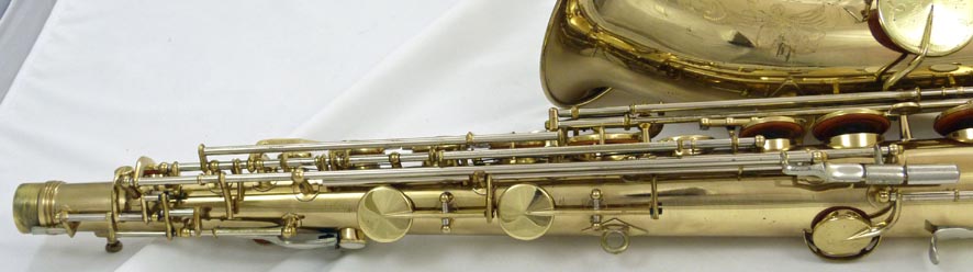 King Super 20 tenor saxophone - close up of keys