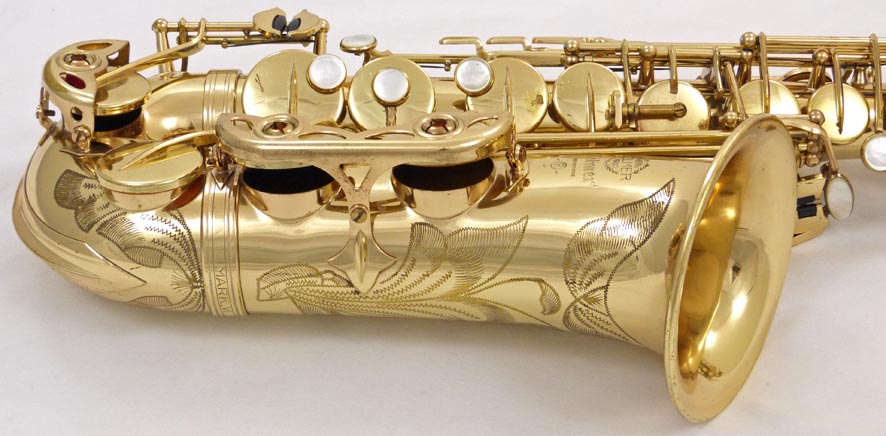 Selmer Mark 6 alto saxophone - engraving on bell