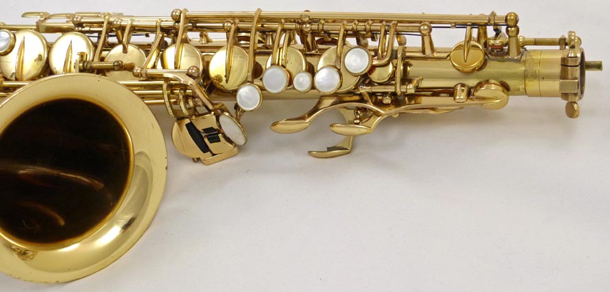 Selmer Mark 6 alto sax - close up of keys