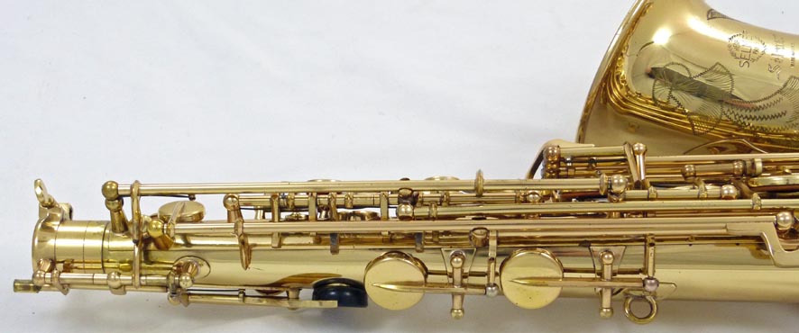 Selmer Mark 6 alto saxophone - close up of keys