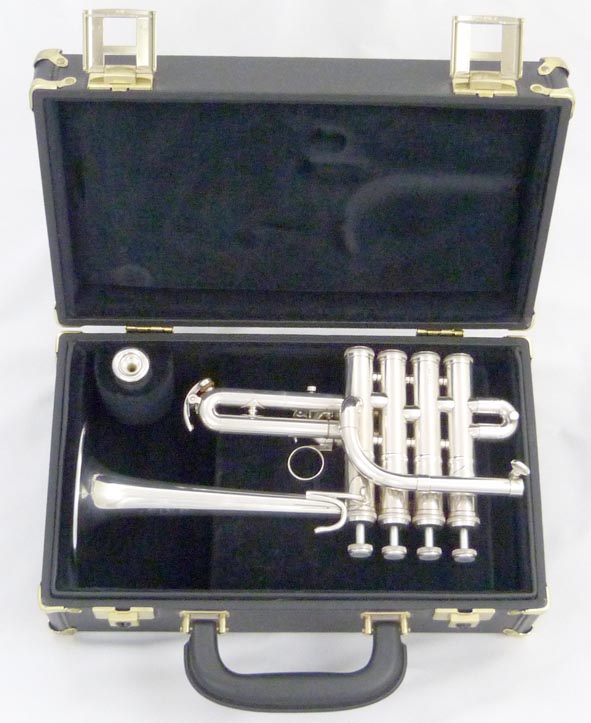 Used B&S Challenger II Model 3132/2 piccolo trumpet in hard shell case