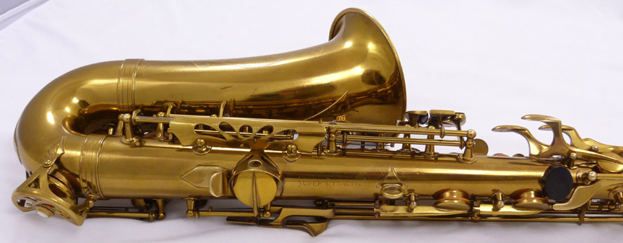 Buffet Super Dynaction (SDA) alto saxophone - close up of back