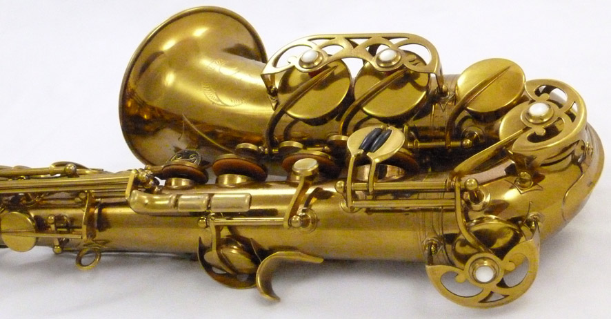 Buffet Super Dynaction (SDA) alto saxophone - close up of back