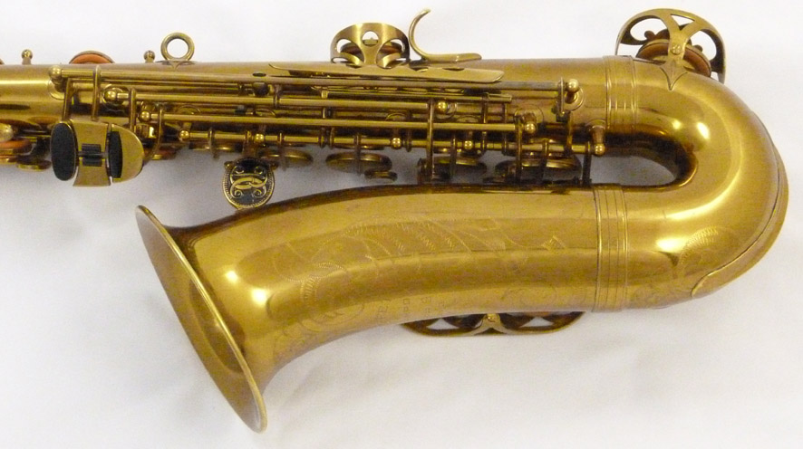 Buffet Super Dynaction (SDA) alto sax - close up of lower right side