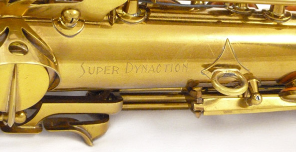 Buffet Super Dynaction (SDA) alto saxophone - Super Dynaction engraving