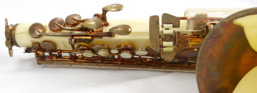 Grafton alto saxophone - close up of keys