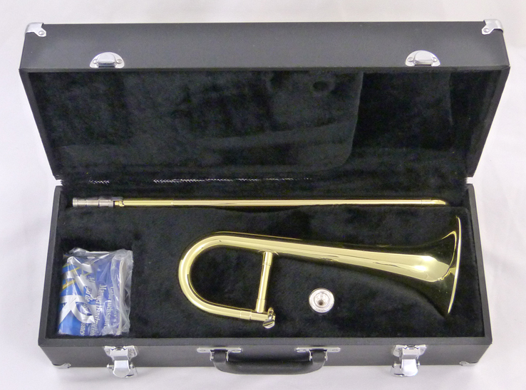 Used Jupiter JST-314 Slide Trumpet Soprano Trombone in original Jupiter hard shell case