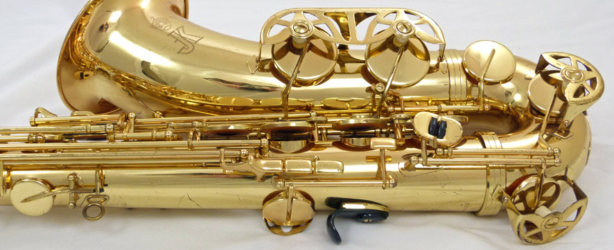 Used Keilwerth ST90 tenor saxophone - close up of back