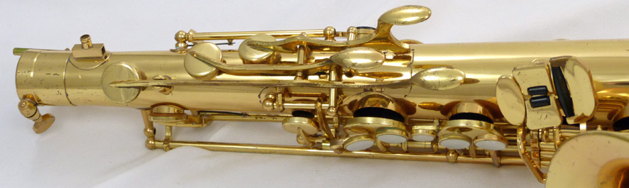 Used Keilwerth ST90 tenor saxophone - close up of keys