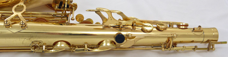 Used Keilwerth ST90 tenor saxophone - close up of keys