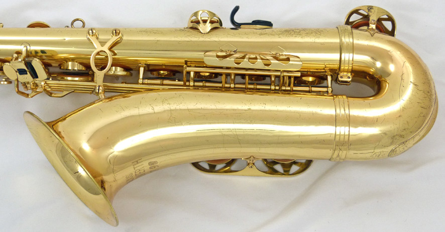 Used Keilwerth ST 90 tenor saxophone - close up of lowerside