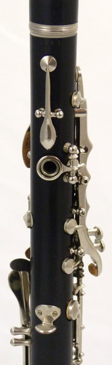 Used Lafleur (B&H) Eb clarinet - close-up of back