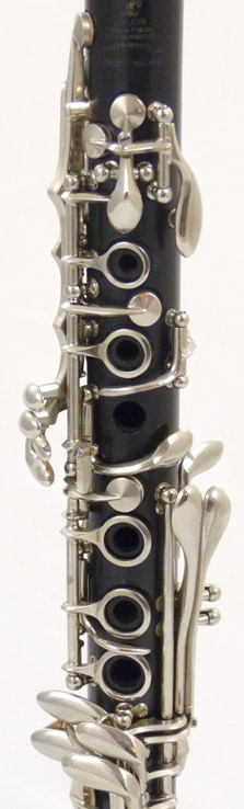 Lafleur (Boosey & Hawkes) Eb clarinet - close-up of nickel-plated keys