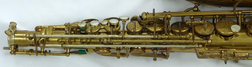 Selmer Super Balanced Action (SBA) alto saxophone - close up of keys