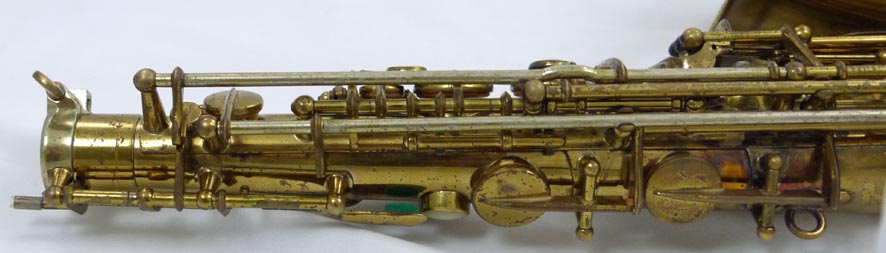 Selmer Super Balanced Action (SBA) alto saxophone - close up of keys