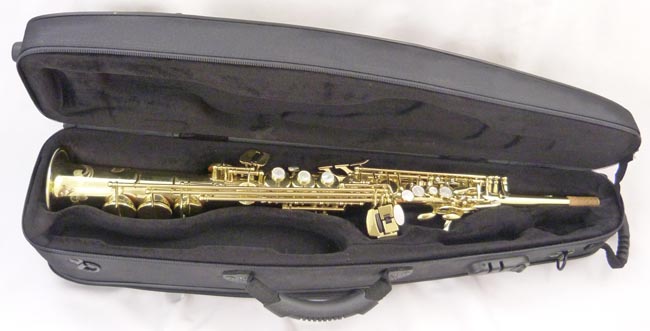 Used Selmer Super 80 Series II soprano saxophone - includes contoured Selmer hard shell case