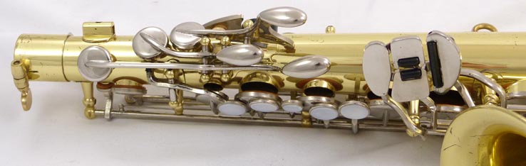 Used Yamaha YAS-23 alto saxophone - close up of keys