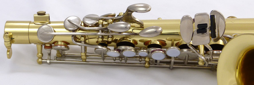 Used Yamaha YAS-23 alto saxophone - close up of keys