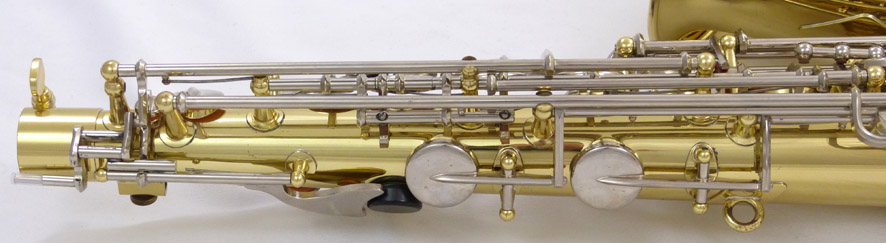 Used Yamaha YAS-23 alto saxophone - close up of keys