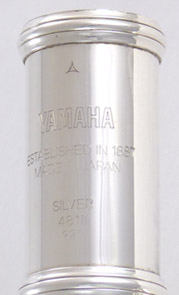 Used Yamaha YFL-481 II Flute - name stamp