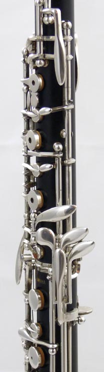 Used Yamaha YOB-410 Oboe - close-up of keys