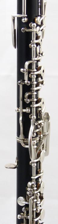 Used Yamaha YOB-410 Oboe - close-up of keys
