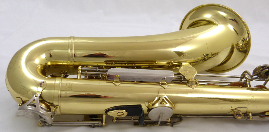 Yamaha YTS-23 tenor sax - close up of lower right side